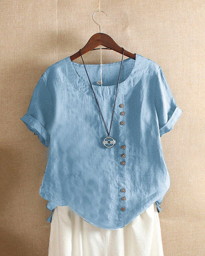 Women's short-sleeve blouse