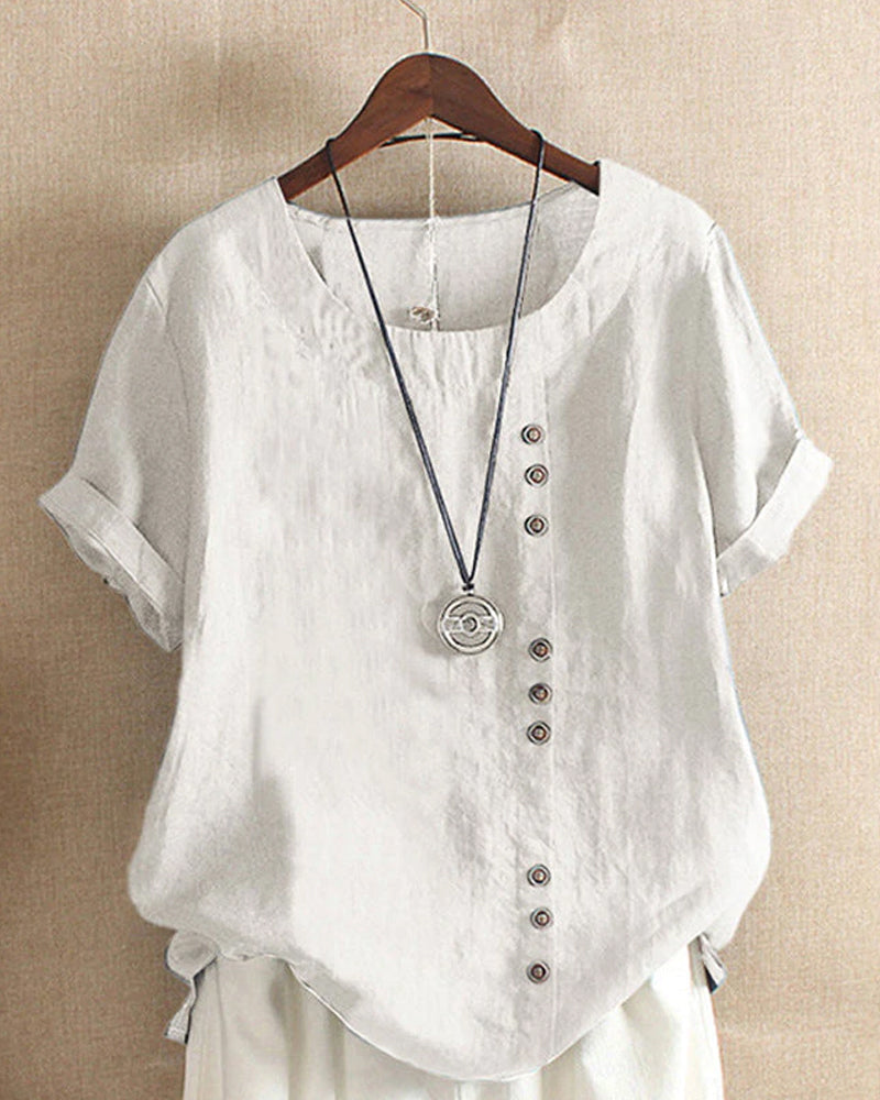 Women's short-sleeve blouse