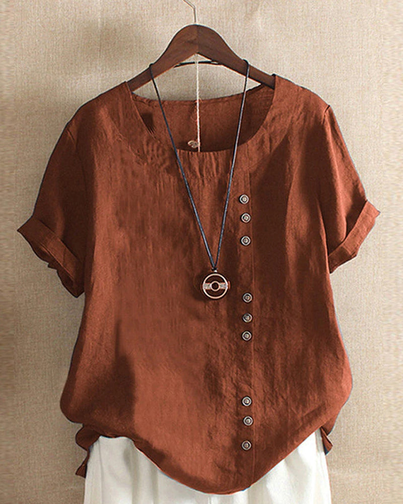 Women's short-sleeve blouse