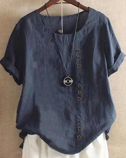 Women's short-sleeve blouse