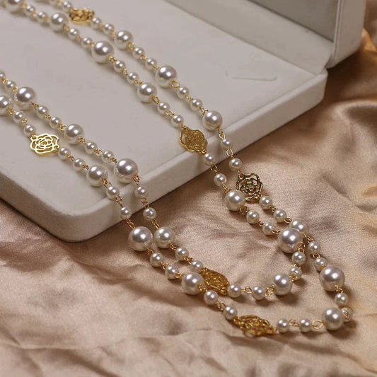 Women's Long Pearl Necklace