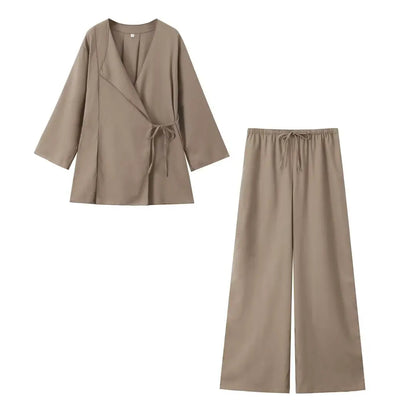 Women's linen suit