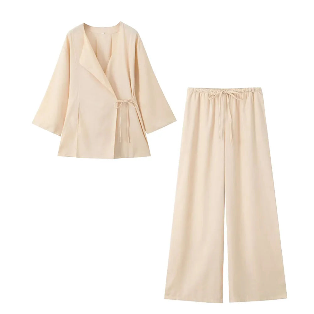 Women's linen suit