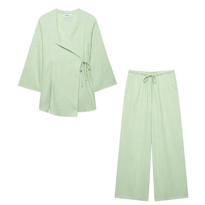Women's linen suit