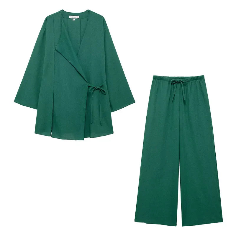 Women's linen suit
