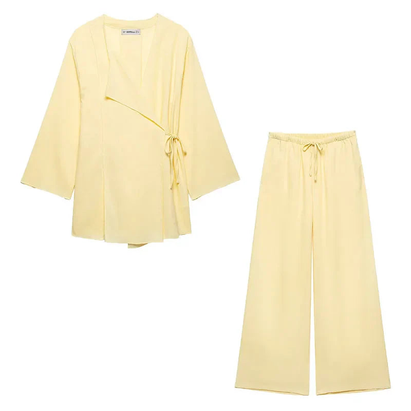 Women's linen suit