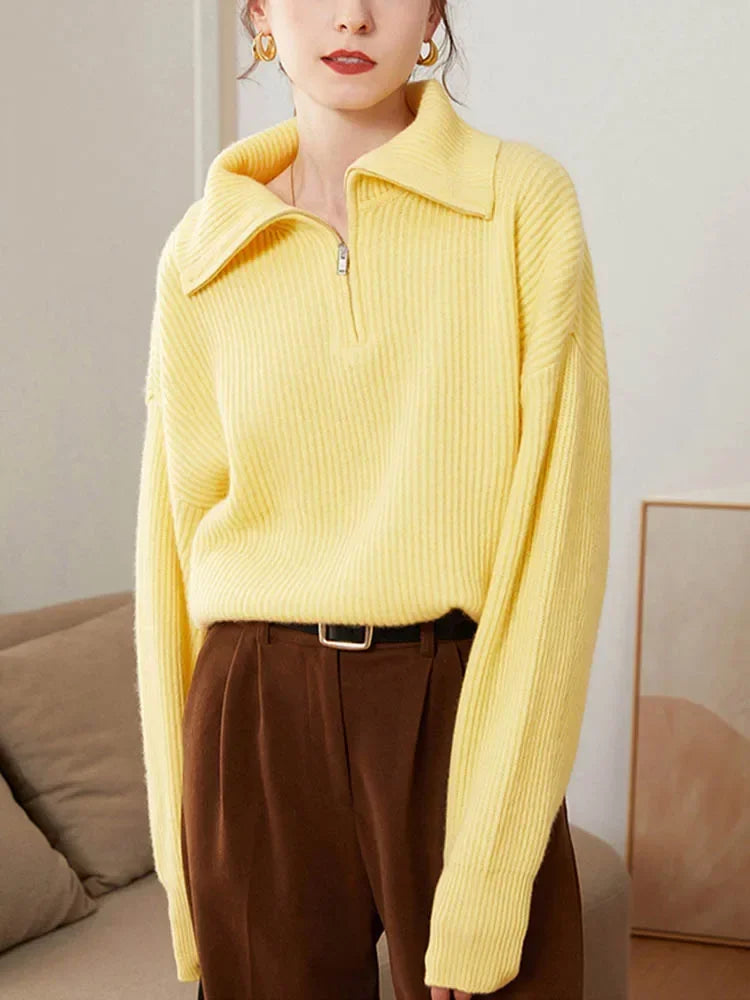 Women's half-zip pullover