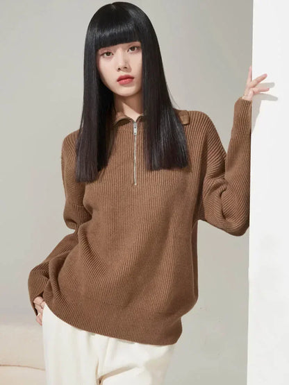 Women's half-zip pullover
