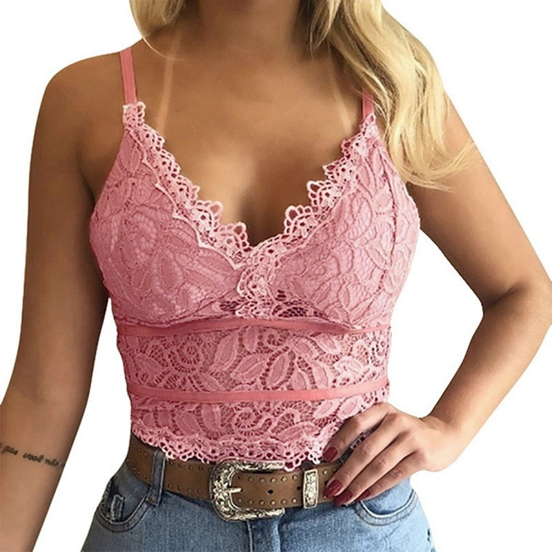 Women's summer top with V-neck – figure-hugging top for elegant occasions