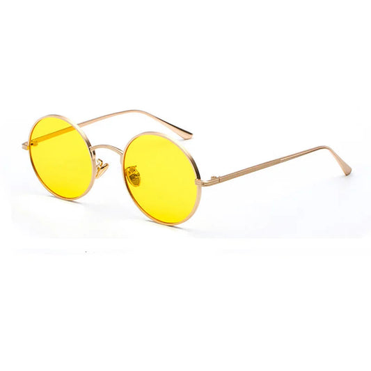 Women's Round Design Sunglasses with UV Protection