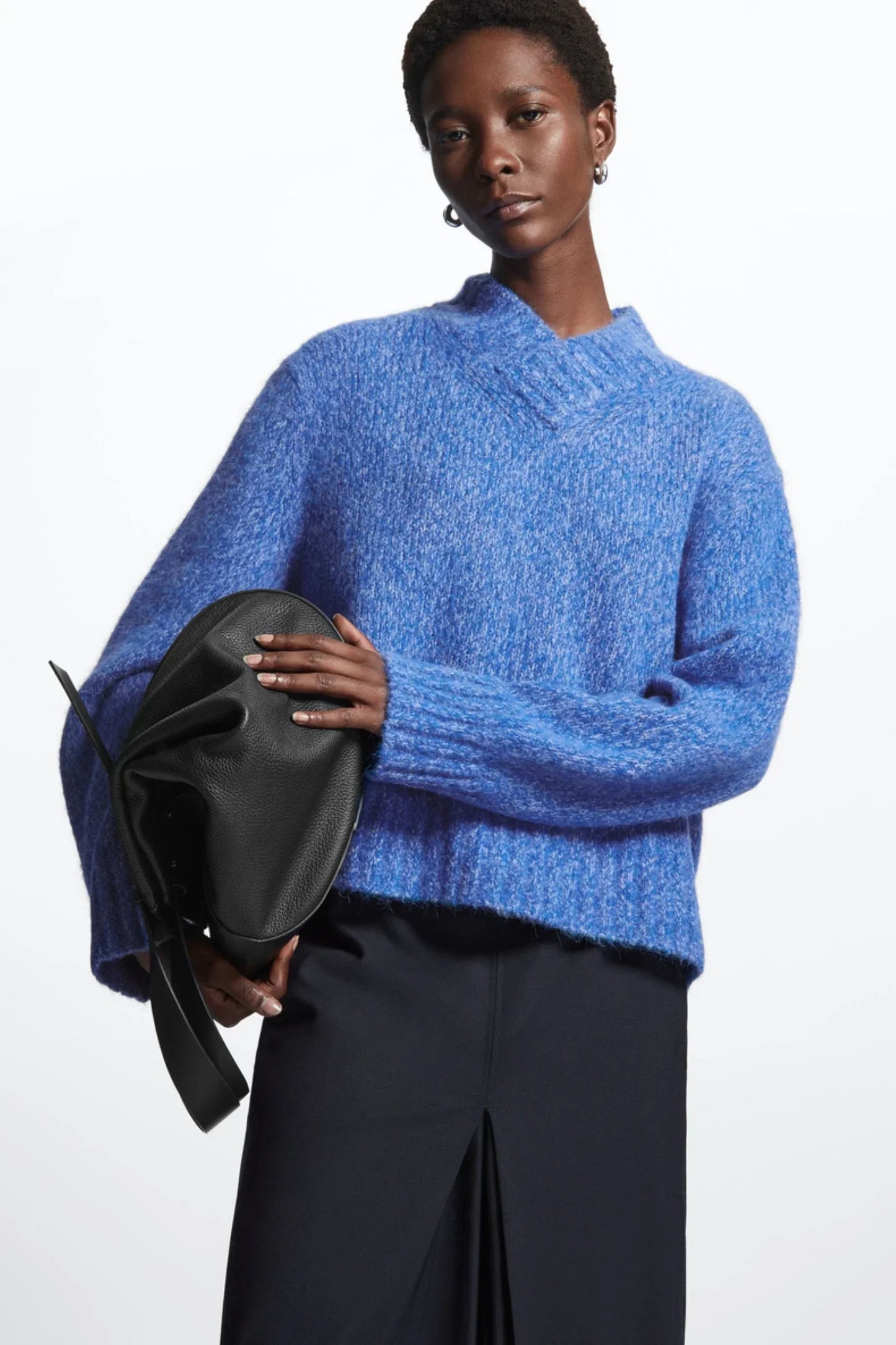 Women's sweater made of wool blend