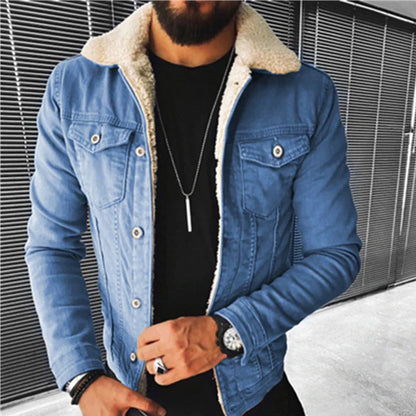 Vintage Style Slim Fit Jeans Jacket