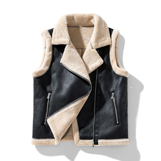 Beatrix | Sleeveless Jacket with Fur for Women