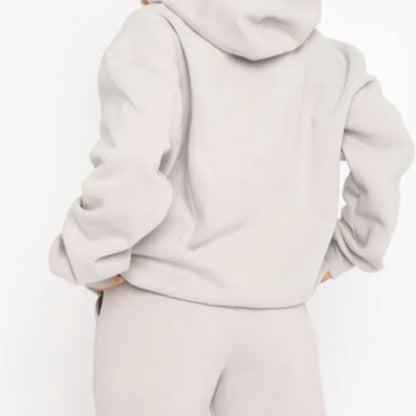 Casual Sport Hoodie Tracksuit Set