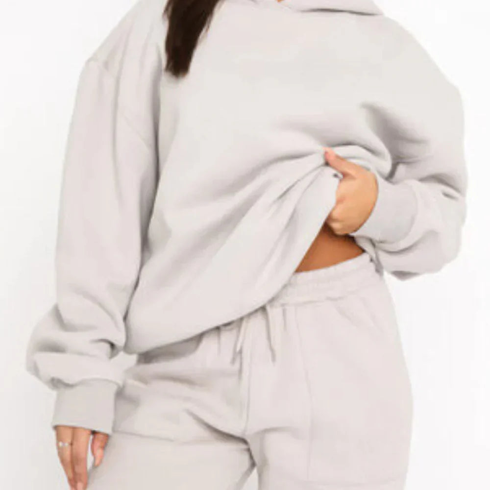 Casual Sweatpants Hoodie Outfit - Olytrend