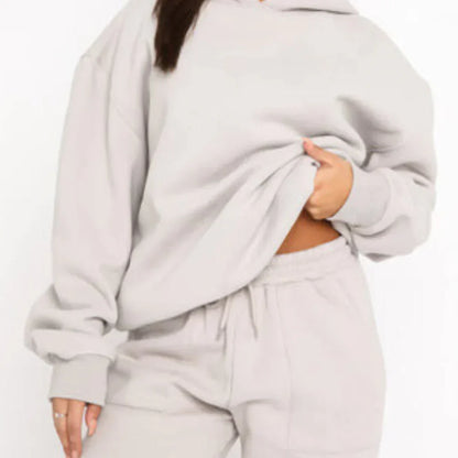 Casual Sweatpants Hoodie Outfit - Olytrend