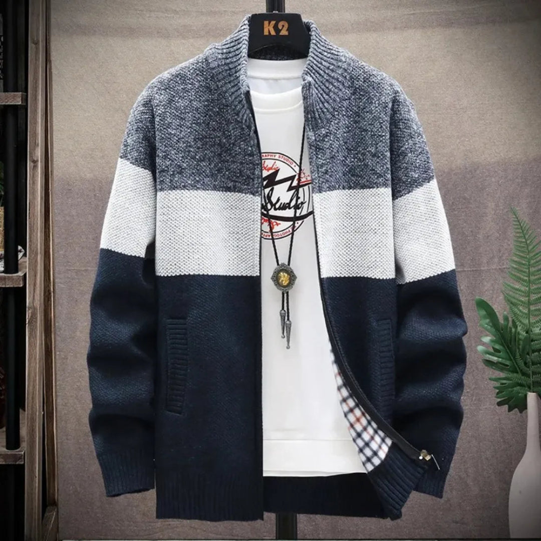 Cardigan made of soft velvet