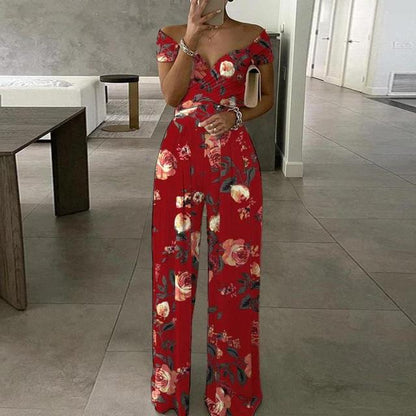 Beatrix | Elegant Off-Shoulder Jumpsuit for Women with Wide Leg
