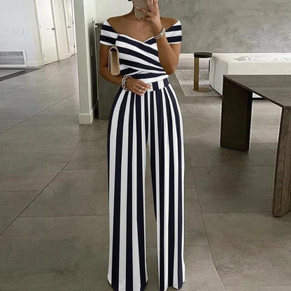 Beatrix | Elegant Off-Shoulder Jumpsuit for Women with Wide Leg