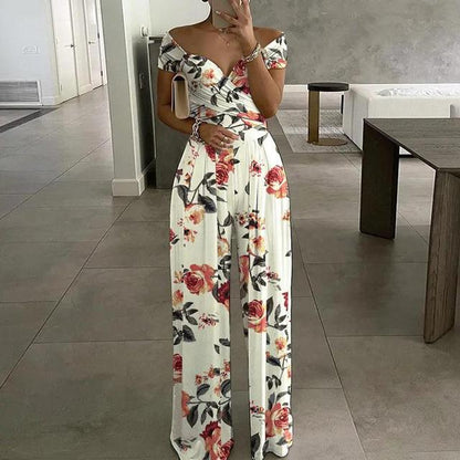 Beatrix | Elegant Off-Shoulder Jumpsuit for Women with Wide Leg