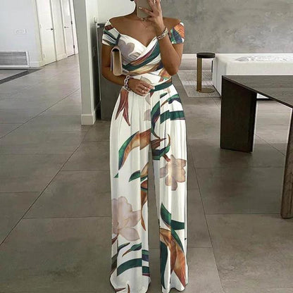 Beatrix | Elegant Off-Shoulder Jumpsuit for Women with Wide Leg