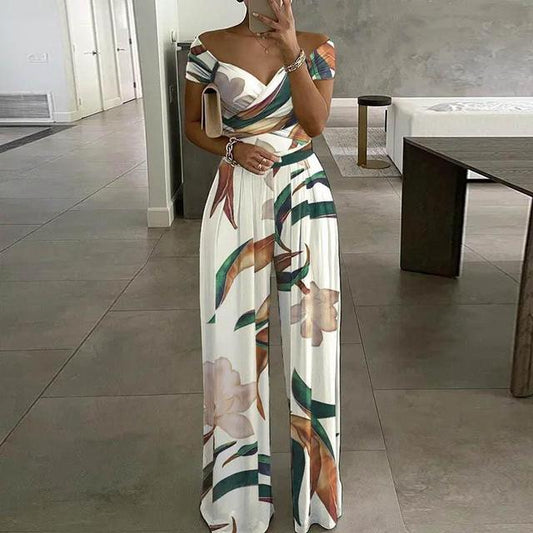 Beatrix | Elegant Off-Shoulder Jumpsuit for Women with Wide Leg