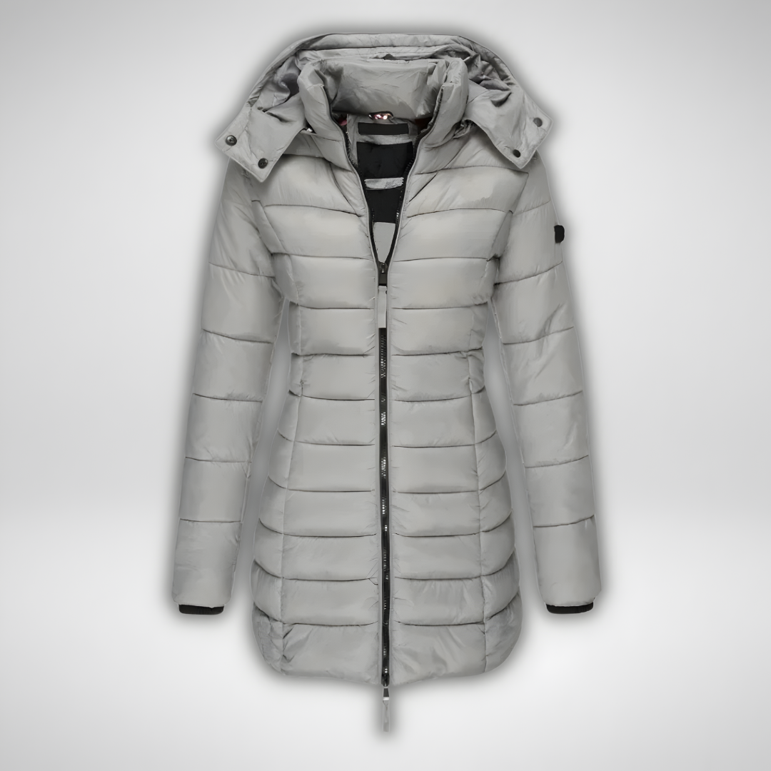 Winter jacket with fleece lining and practical pockets