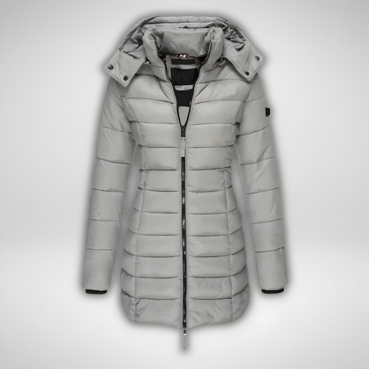 Winter jacket with fleece lining and practical pockets