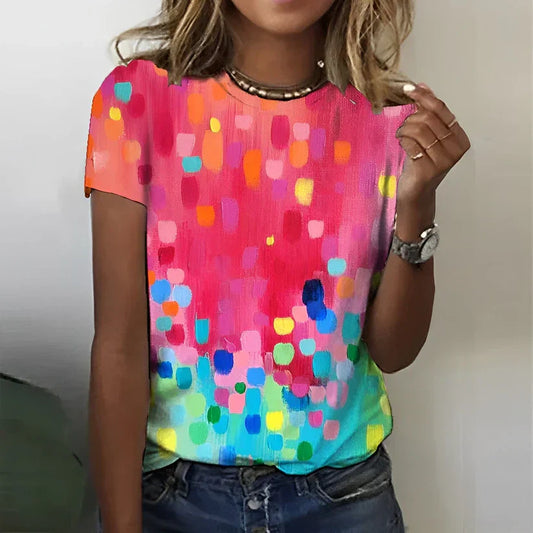 Charming summer blouse by Elle&vire in pretty colors