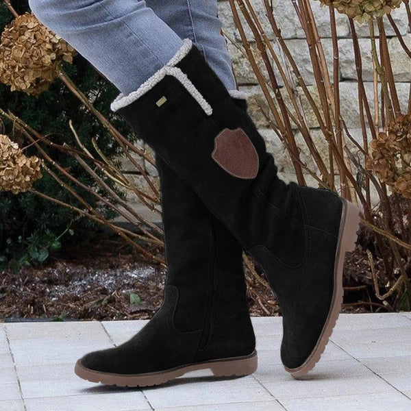 Women's Ivette Suede Boots in a Vintage Style
