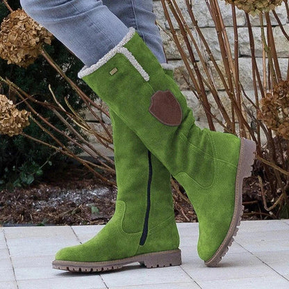 Women's Ivette Suede Boots in a Vintage Style