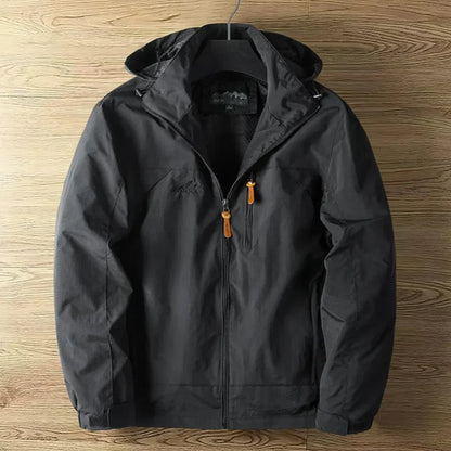 Waterproof Men's Hooded Outdoor Windbreaker Jacket - Olytrend
