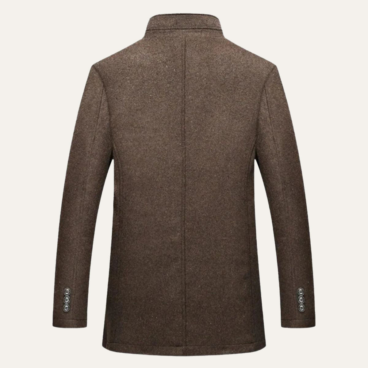 Warm Mens Luxury Wool Pea Coat