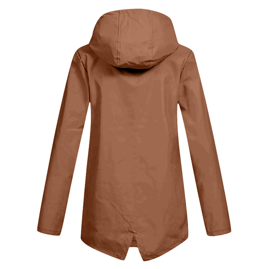 Waterproof Ladies Zip Up Parka Coat