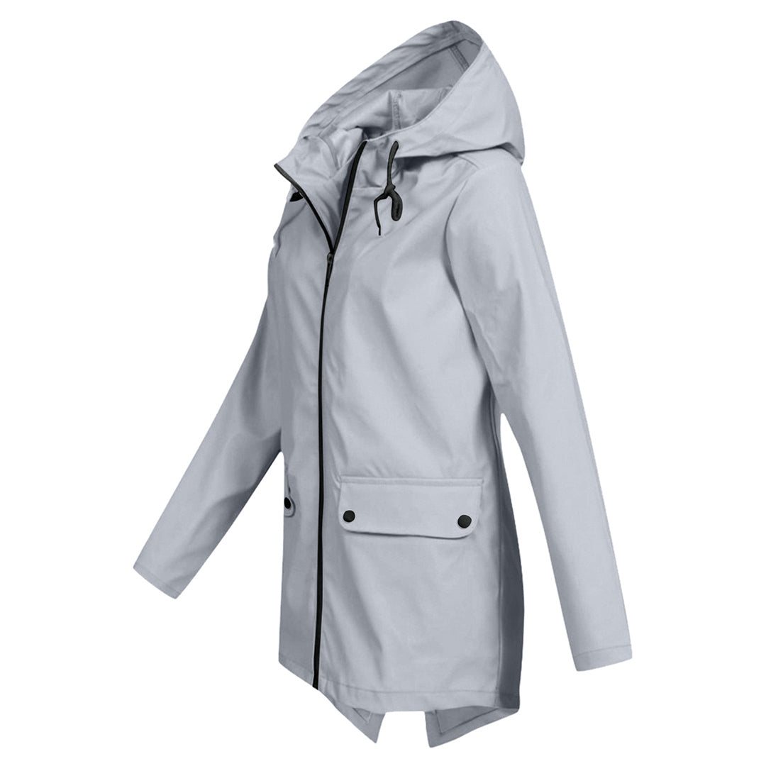 Waterproof Ladies Zip Up Parka Coat