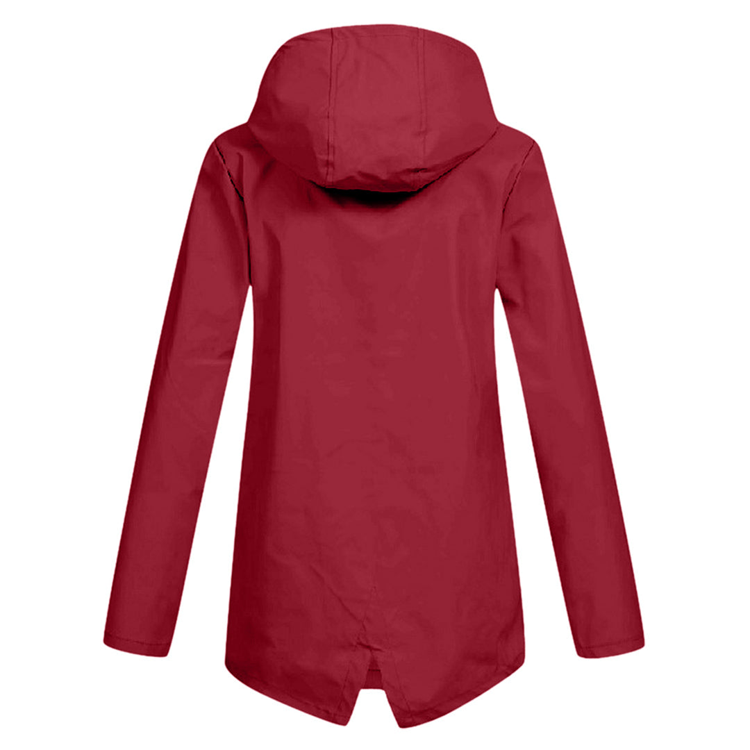Waterproof Ladies Zip Up Parka Coat