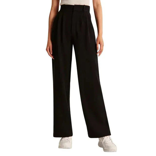 Waverly Wide-Leg High-Waist Trousers