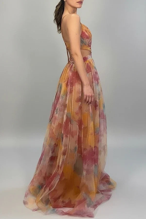 Beautiful Long Sleeve Women's Maxi Dress