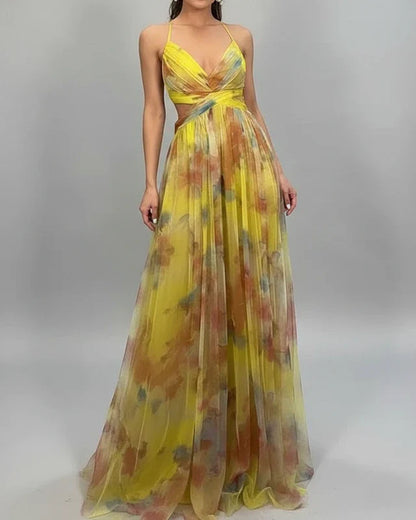Beautiful Long Sleeve Women's Maxi Dress
