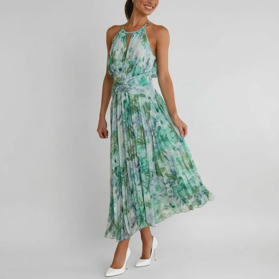 Beautiful Long Flowy Women's Summer Dress - Olytrend