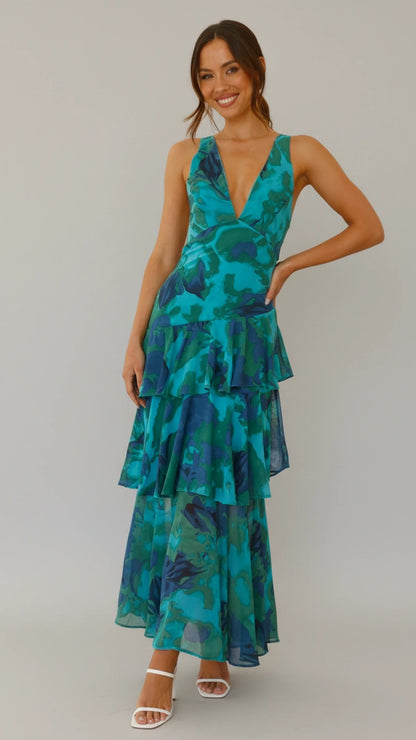 Beautiful Summer Maxi Sundress for Ladies