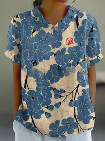Bea | Elegant Flower Blouse for Women