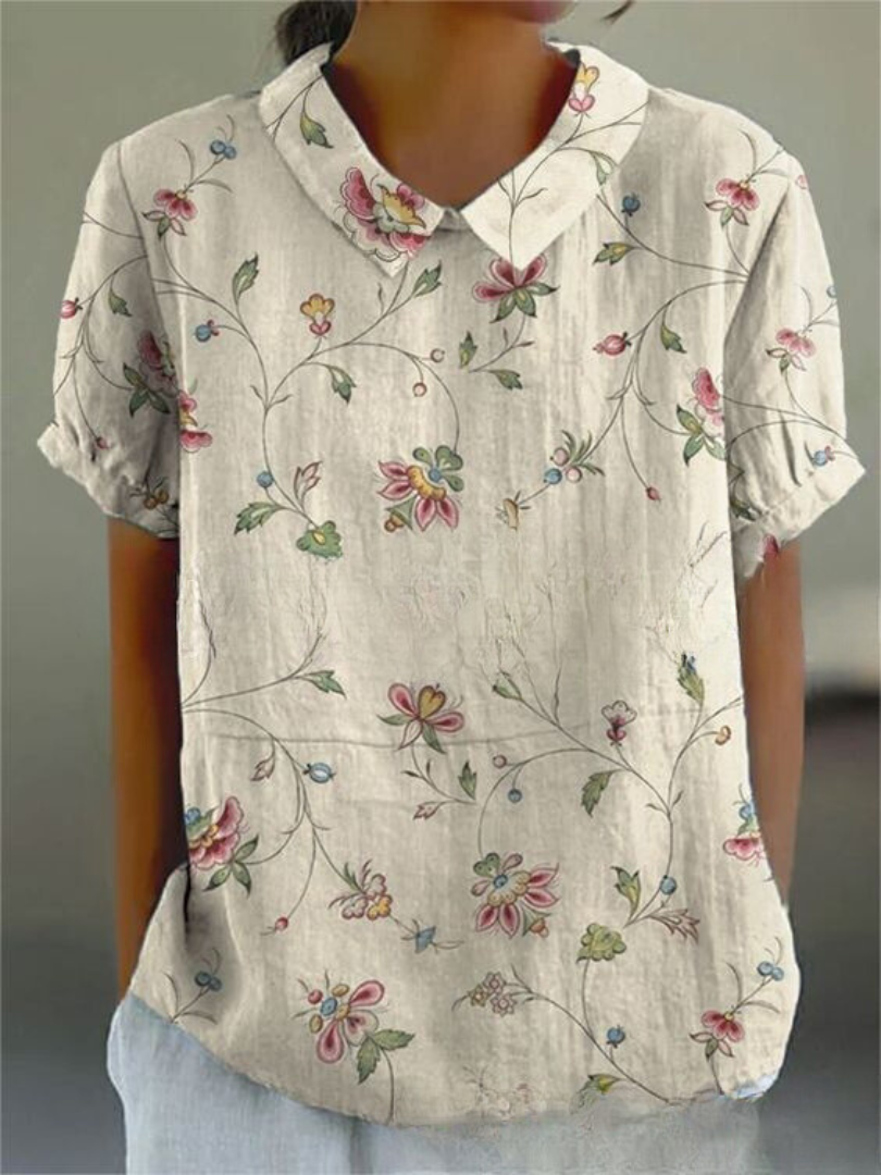 Beautiful Flower Pattern Blouse