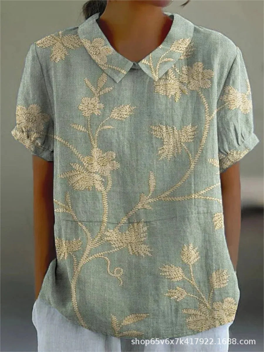 Bea | Elegant Flower Blouse for Women