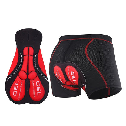 Unisex Cycling Shorts with Gel – Comfort and Shock Absorption