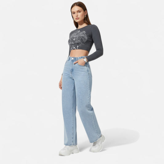 Ancient World | Wide Casual Elegant Women's Jeans