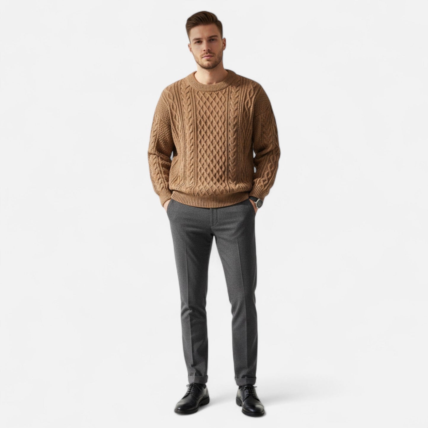Ancient World | Classic Men's Sweater in Premium Wool
