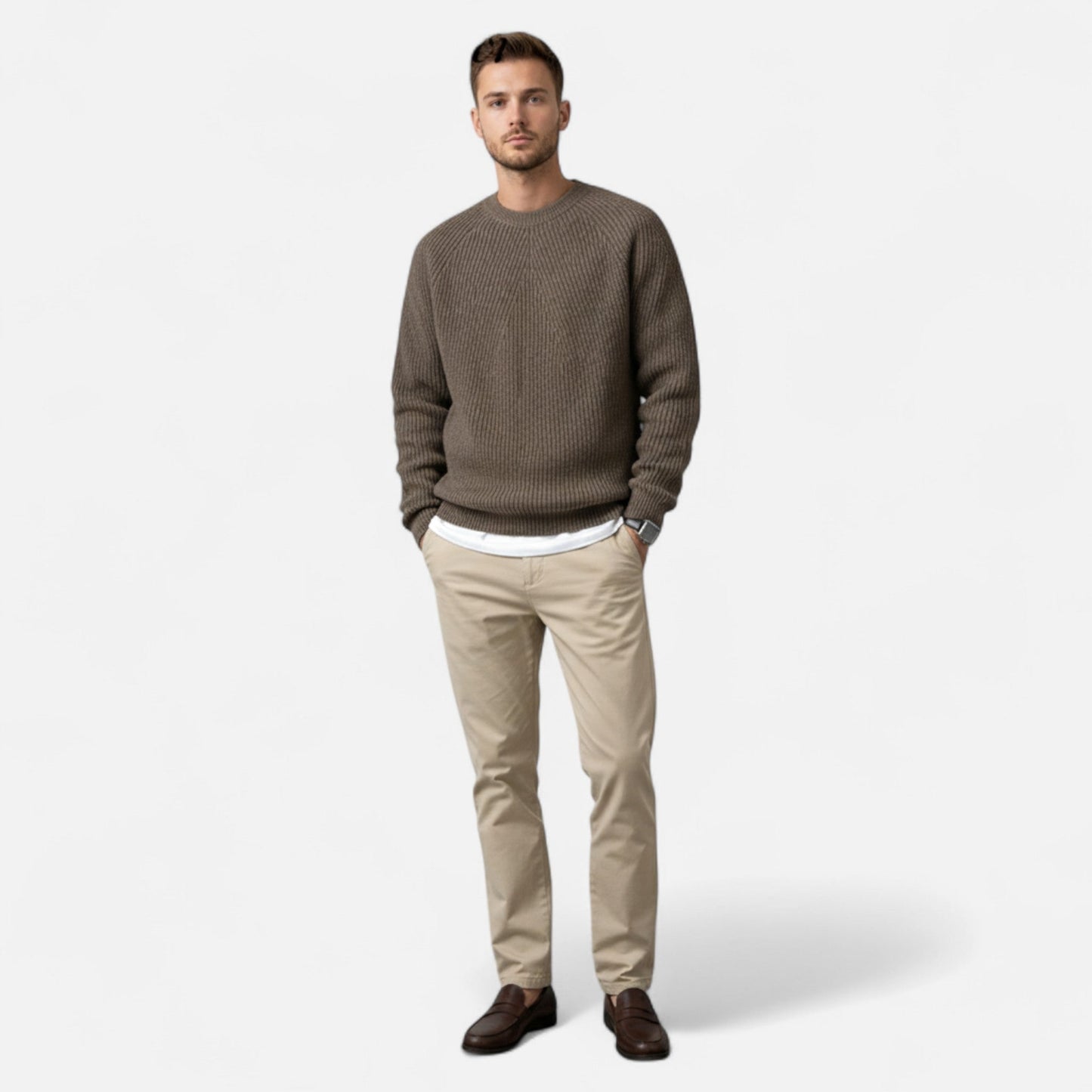 Ancient World | Men's Casual Timeless Knit Sweater