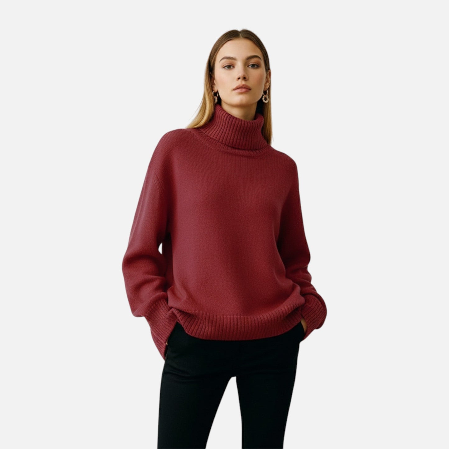 Ancient World | Thick Turtleneck Sweater Woman