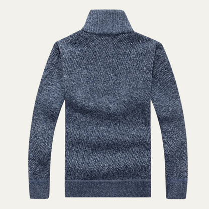Warm Mens Fleece Half Zip Sweater